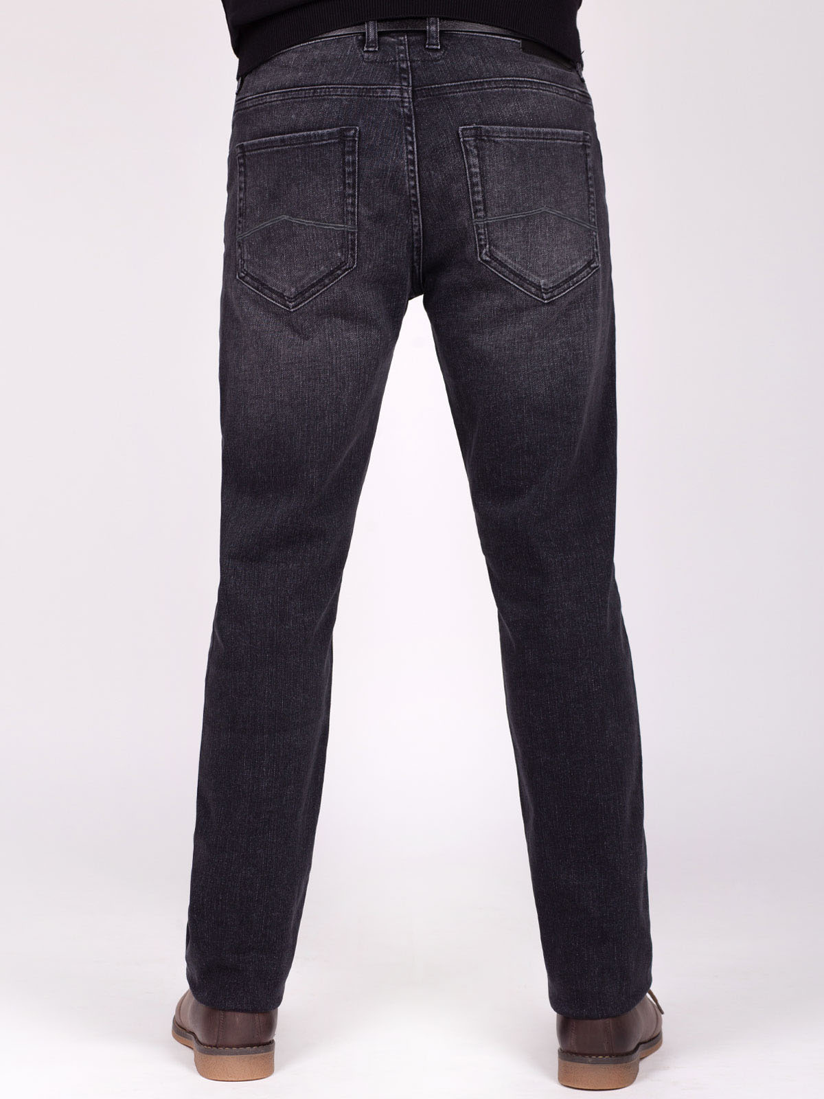 Black slim fit jeans with trit effect - 62160 € 78.18 img3