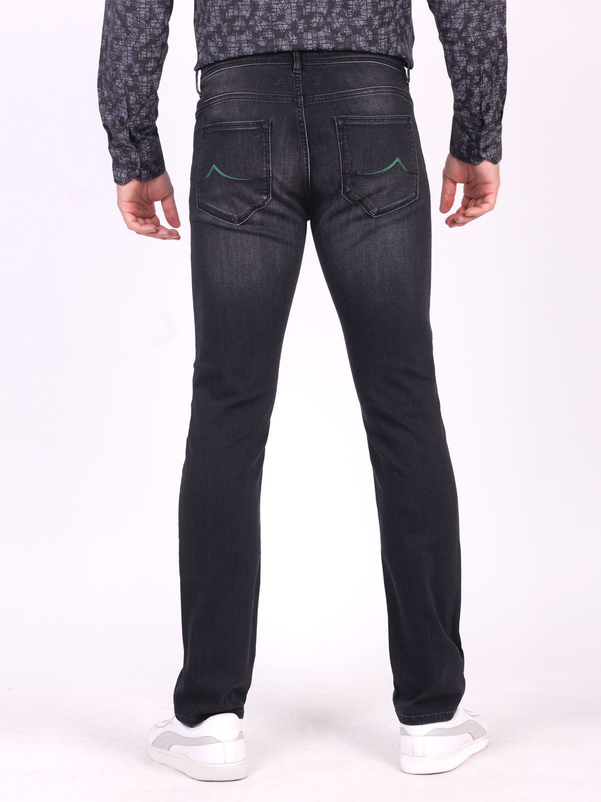 Mens black slim fit jeans - 62171 € 78.18 img2