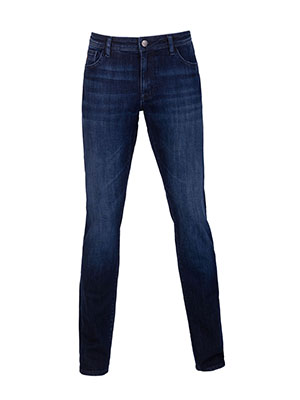 Blugi slim fit din denim albastru închis-62178-€ 78.18