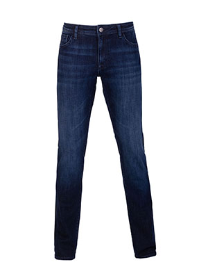 Blugi slim fit din denim albastru închis-62181-389 Lei