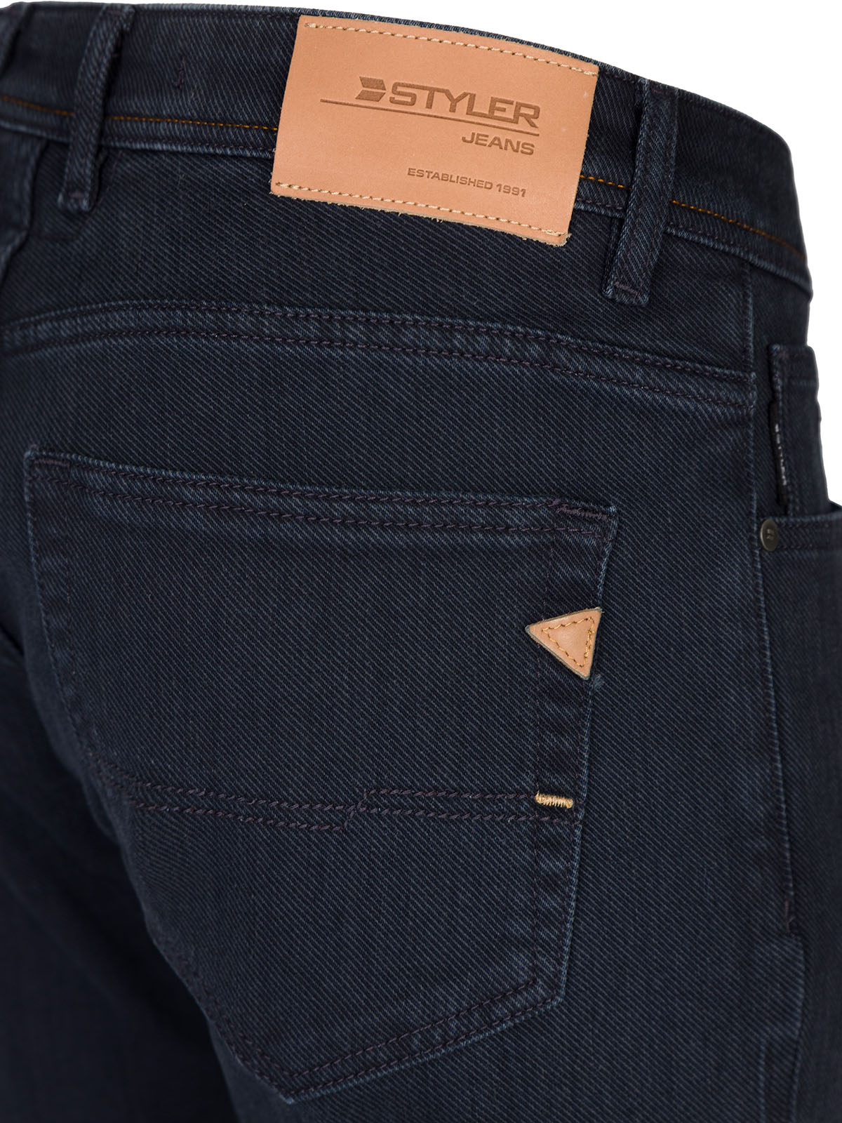 Mens dark blue corduroy jeans - 62191 89.42 € img4