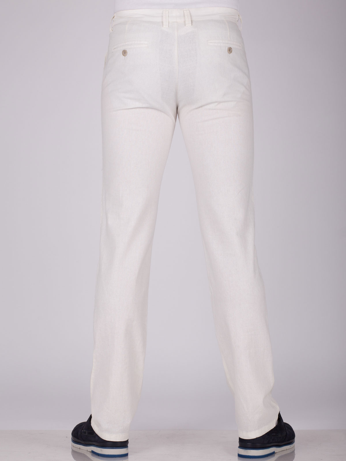 Pantaloni de in alb pentru bărbați - 63084 € 11.25 img2