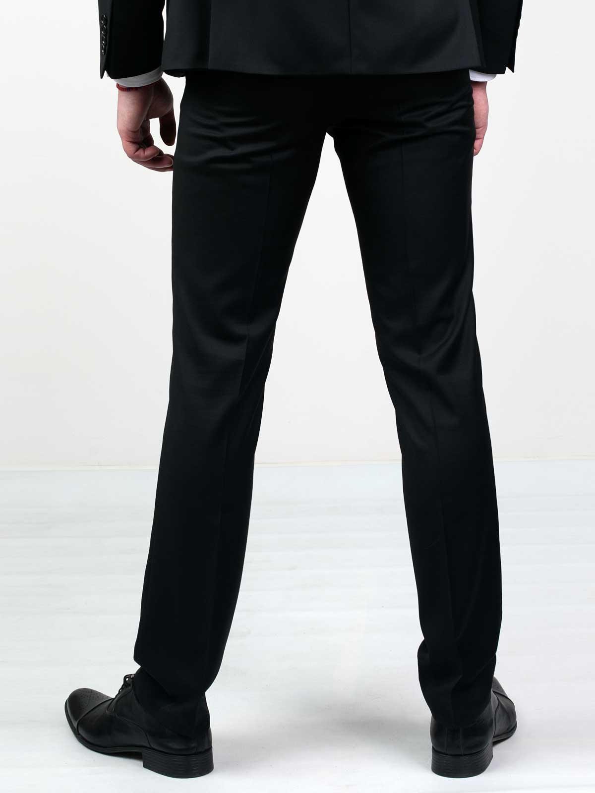Μαύρο κλασικό βαμβακερό παντελόνι - 63141 € 30.93 img2