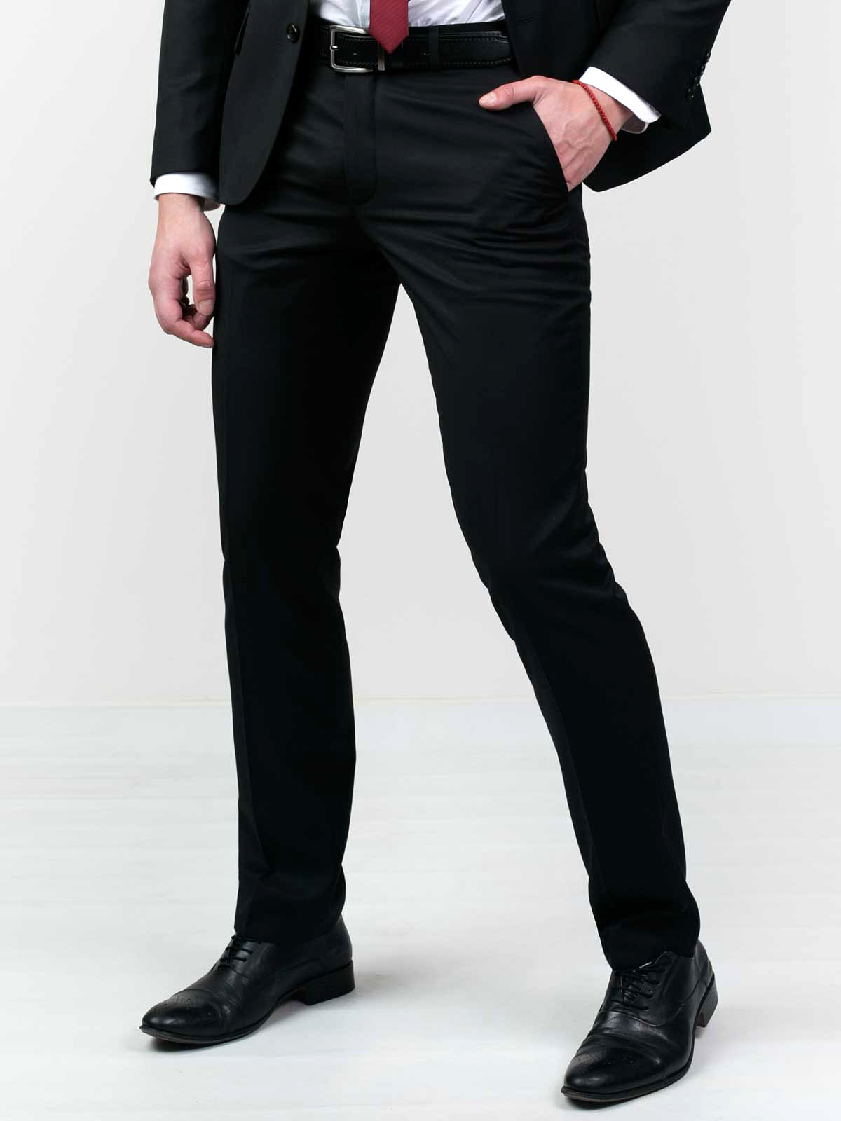 Μαύρο κλασικό βαμβακερό παντελόνι - 63141 € 30.93 img3