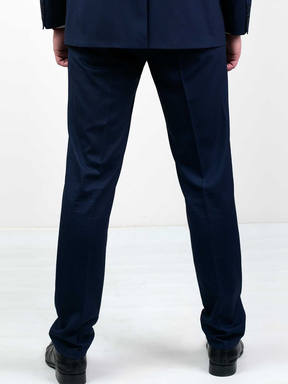 Navy blue checked trousers - 63144 € 30.93 img2