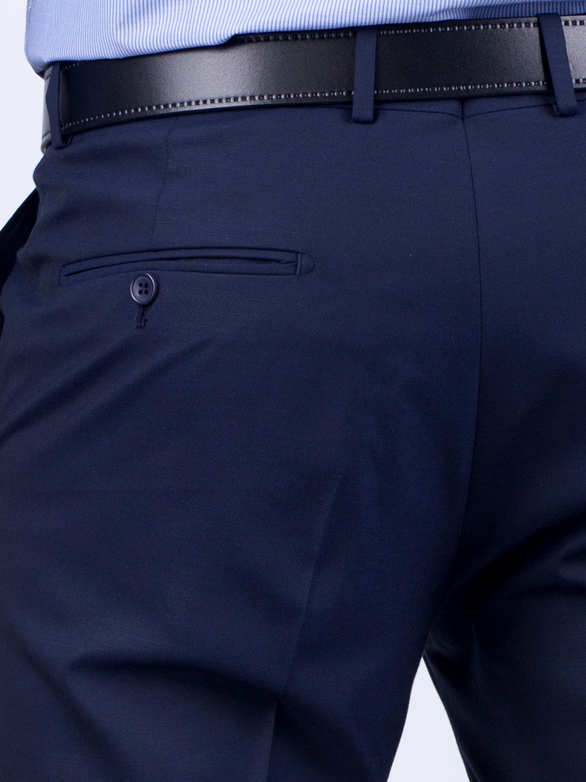Κομψό παντελόνι βισκόζης σε σκούρο μπλε - 63159 € 24.75 img3