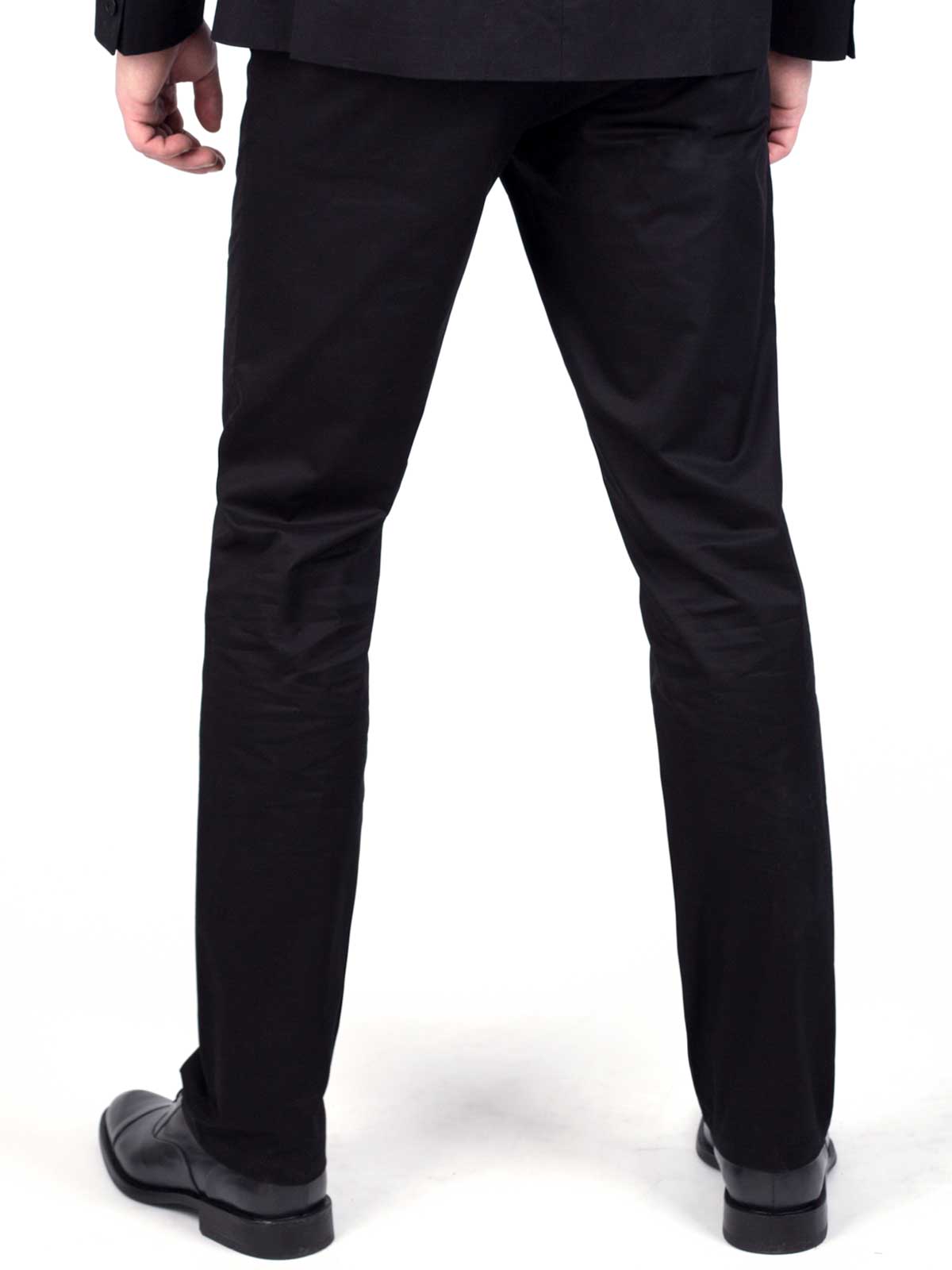 Elegant black cotton trousers - 63175 € 24.75 img2