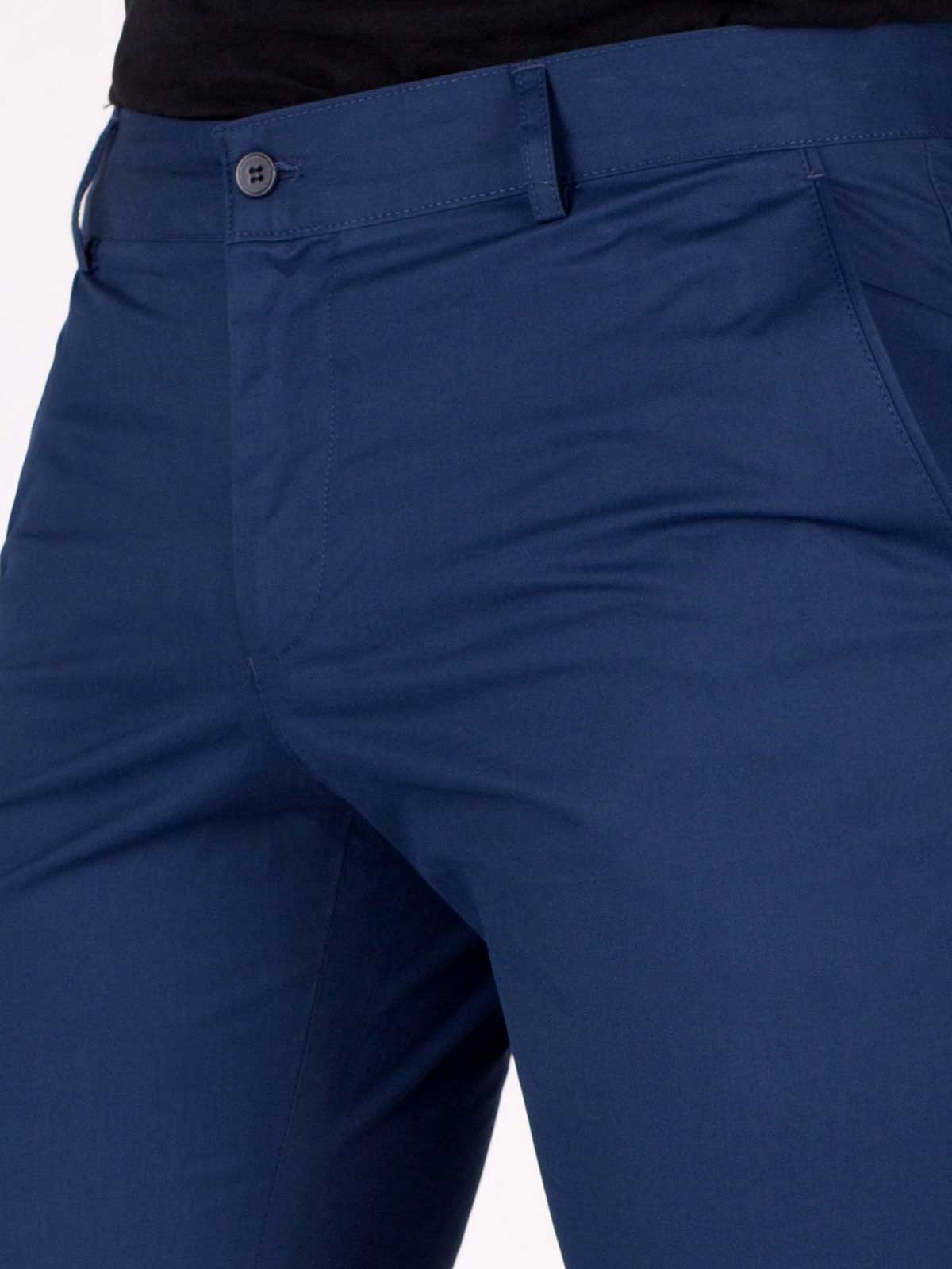 Εφαρμοσμένο παντελόνι σε μπλε χρώμα - 63188 € 16.31 img3