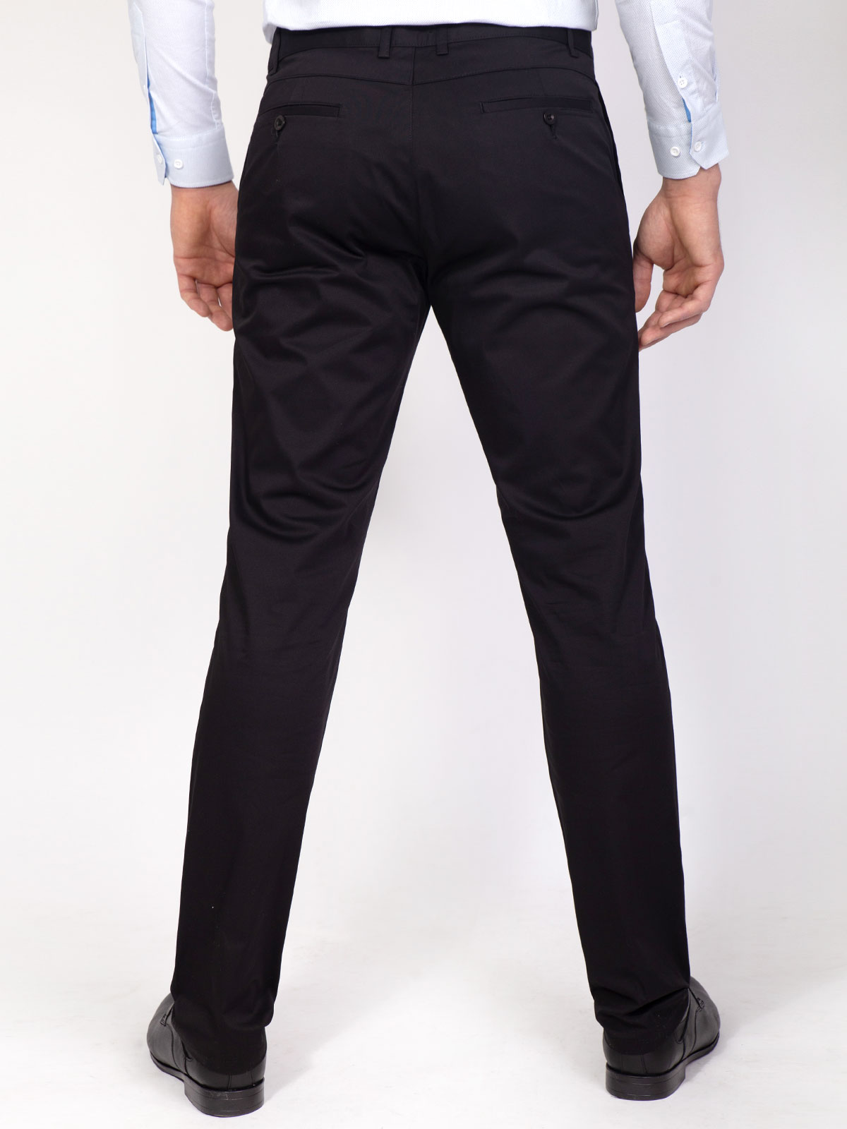 Σπορ κομψό παντελόνι σε μαύρο χρώμα - 63190 € 44.43 img3