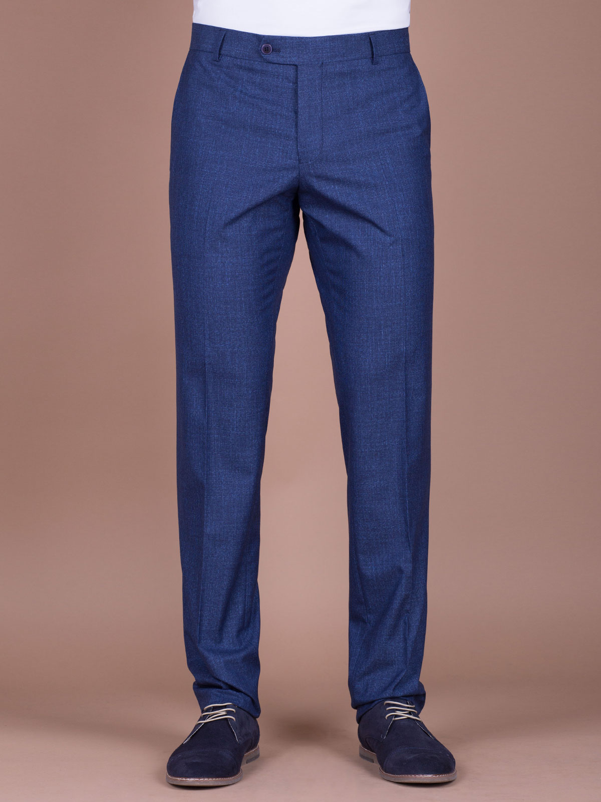Pantaloni albastru închis melanj - 63208 € 24.75 img1