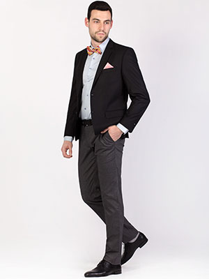 Pantaloni eleganti in gri inchis - 63220 - € 24.75