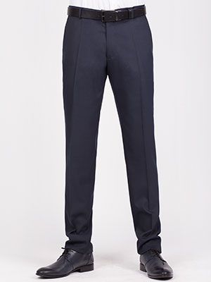  σκούρο μπλε κομψό παντελόνι -63251-€ 44.43