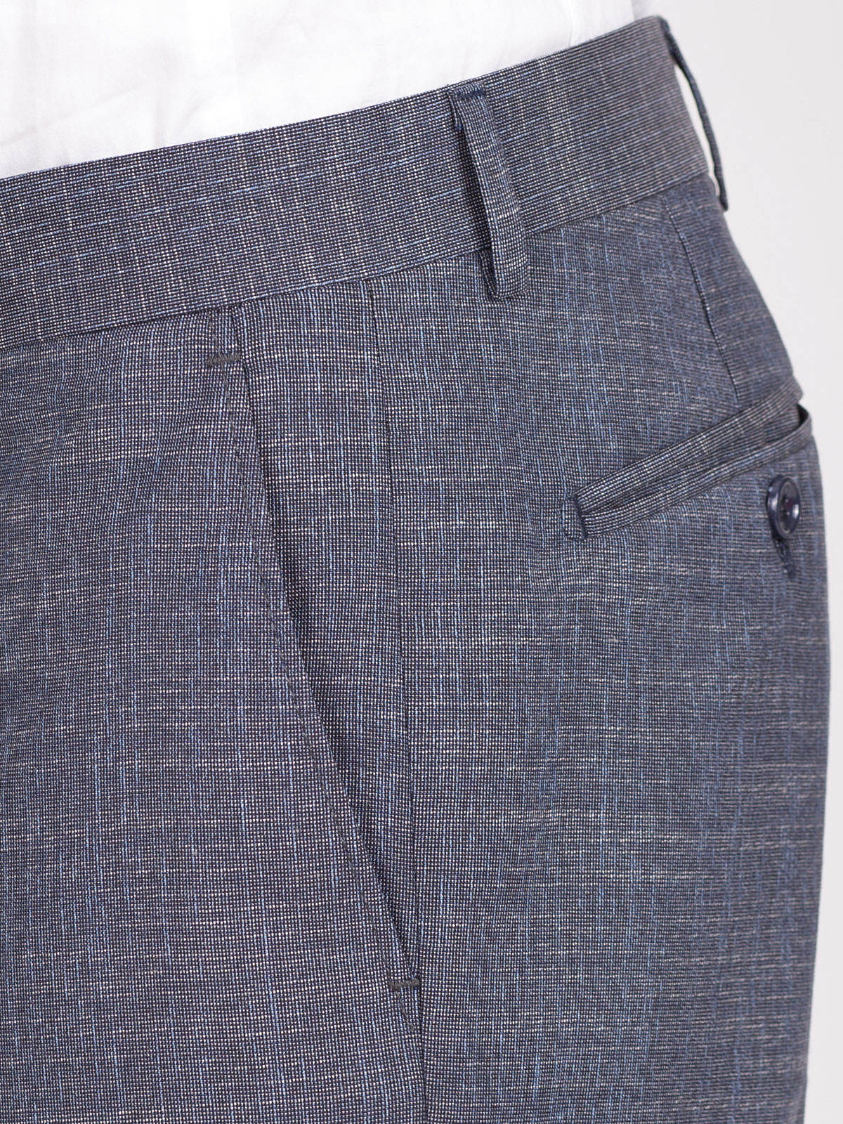 Pantaloni clasic fitting grey melange - 63254 € 30.93 img2