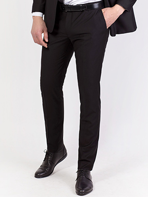  κομψό κλασικό παντελόνι σε μαύρο  - 63301 € 52.87 img3