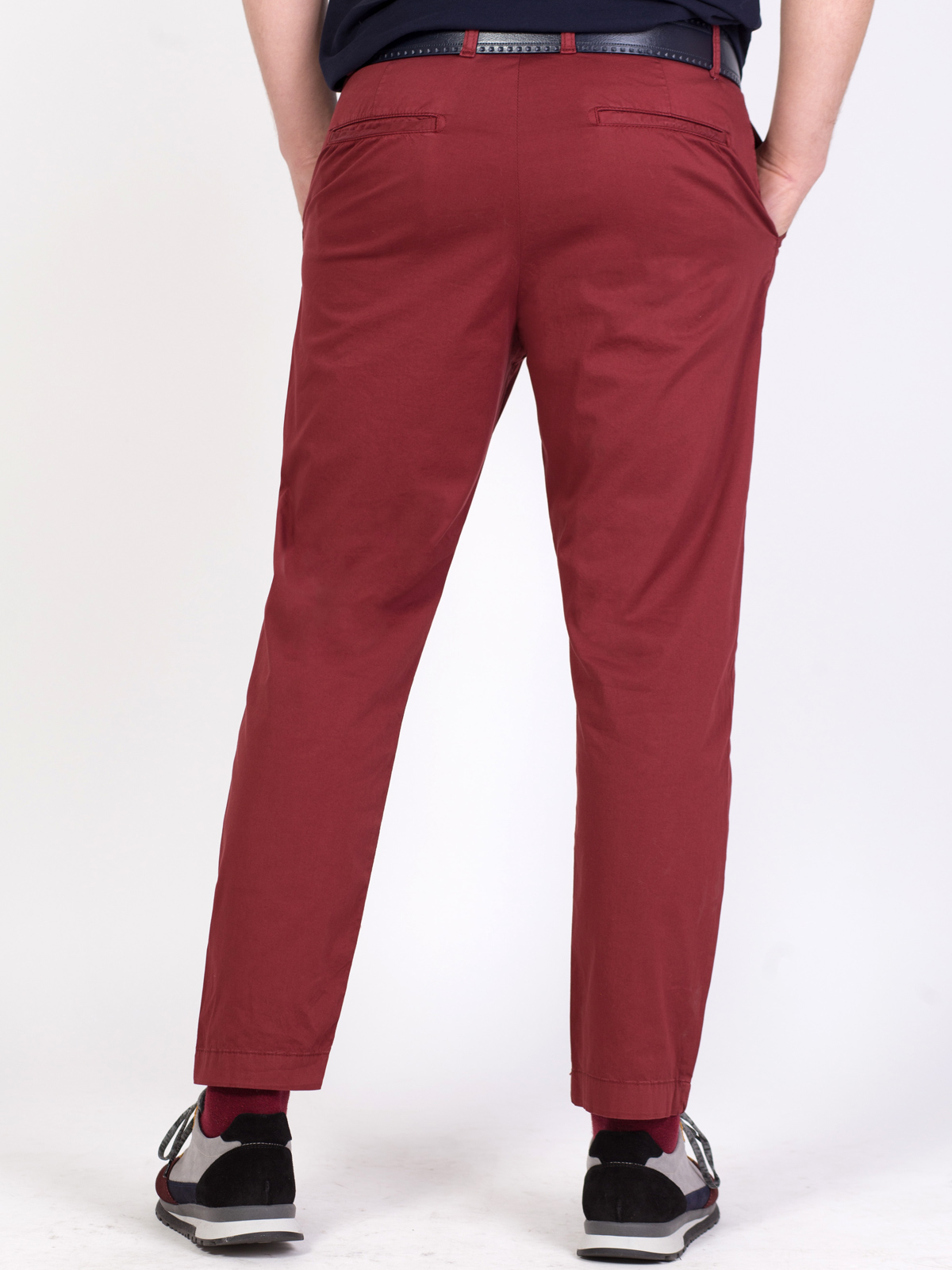 Pantaloni visiniu cu siluetă dreaptă - 63308 € 24.75 img3
