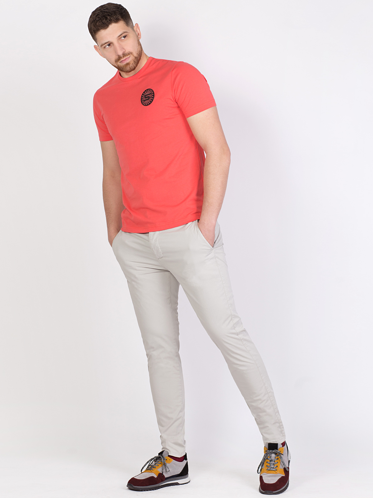 Light gray fitted trousers - 63311 € 49.49 img2