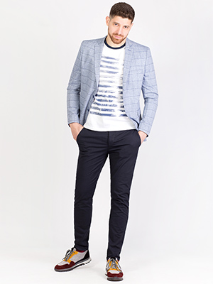 Dark blue sporty elegant pants - 63313 € 30.93 img2