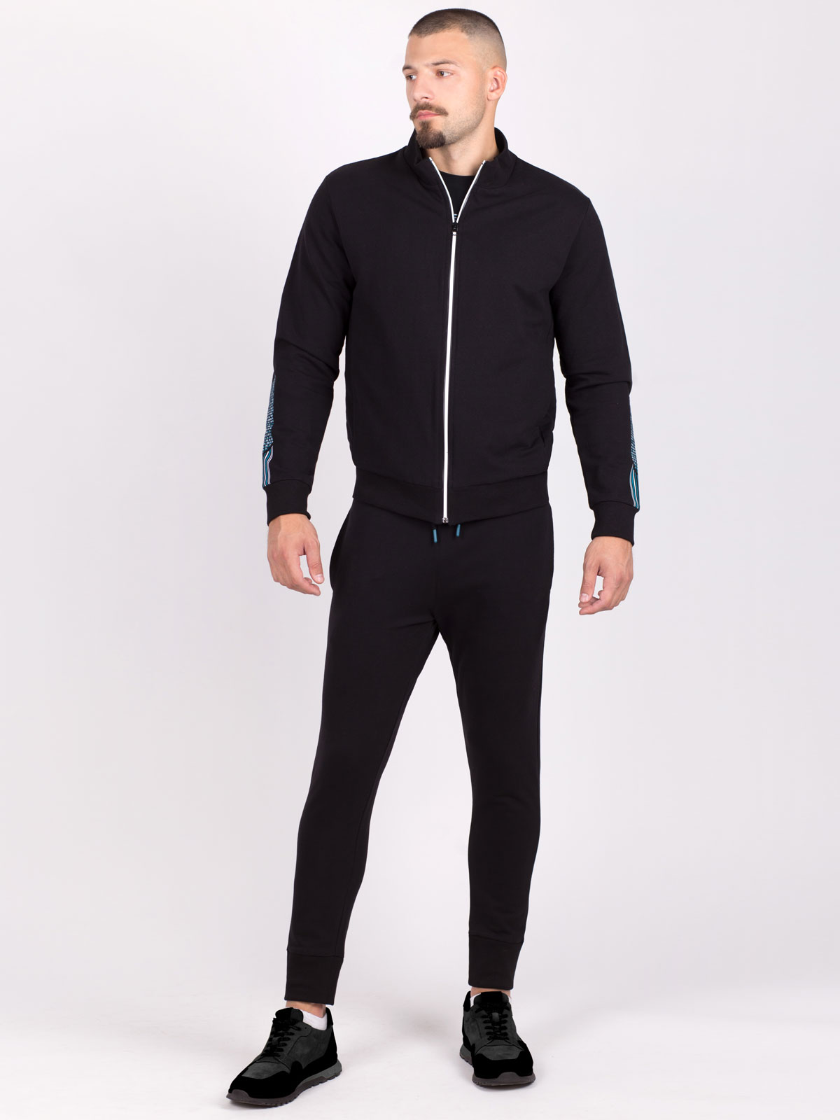 Αθλητικό βαμβακερό παντελόνι σε μαύρο χρ - 63324 € 24.18 img2