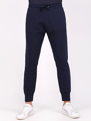 Navy blue sweatpants - 63326 - € 21.93