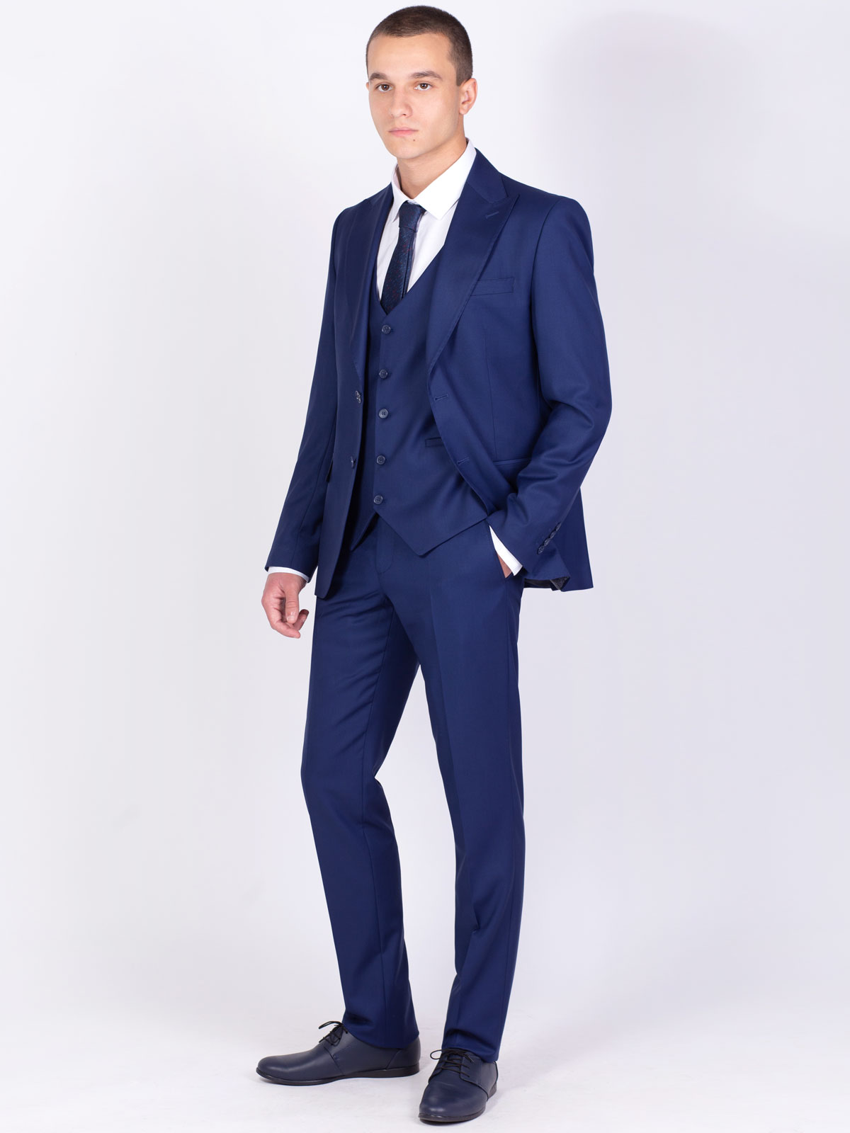 Κλασικό παντελόνι σε μπλε χρώμα - 63330 € 60.74 img2