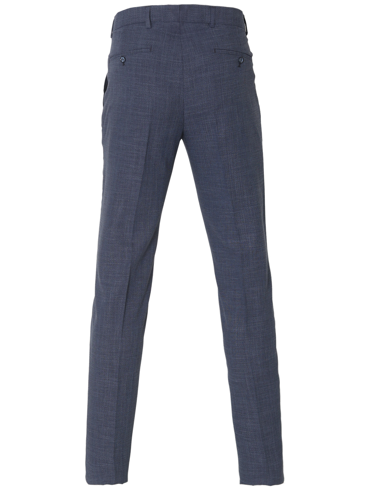Κομψό παντελόνι σε μπλε μελανζέ - 63340 € 62.99 img2