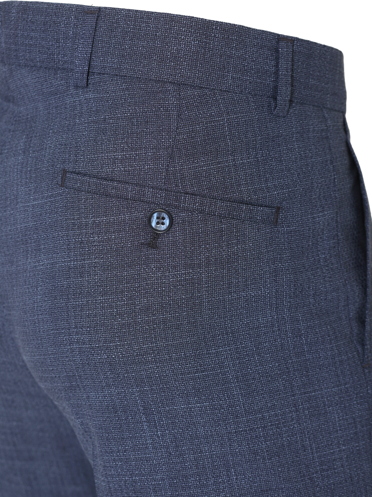 Κομψό παντελόνι σε μπλε μελανζέ - 63340 € 62.99 img3