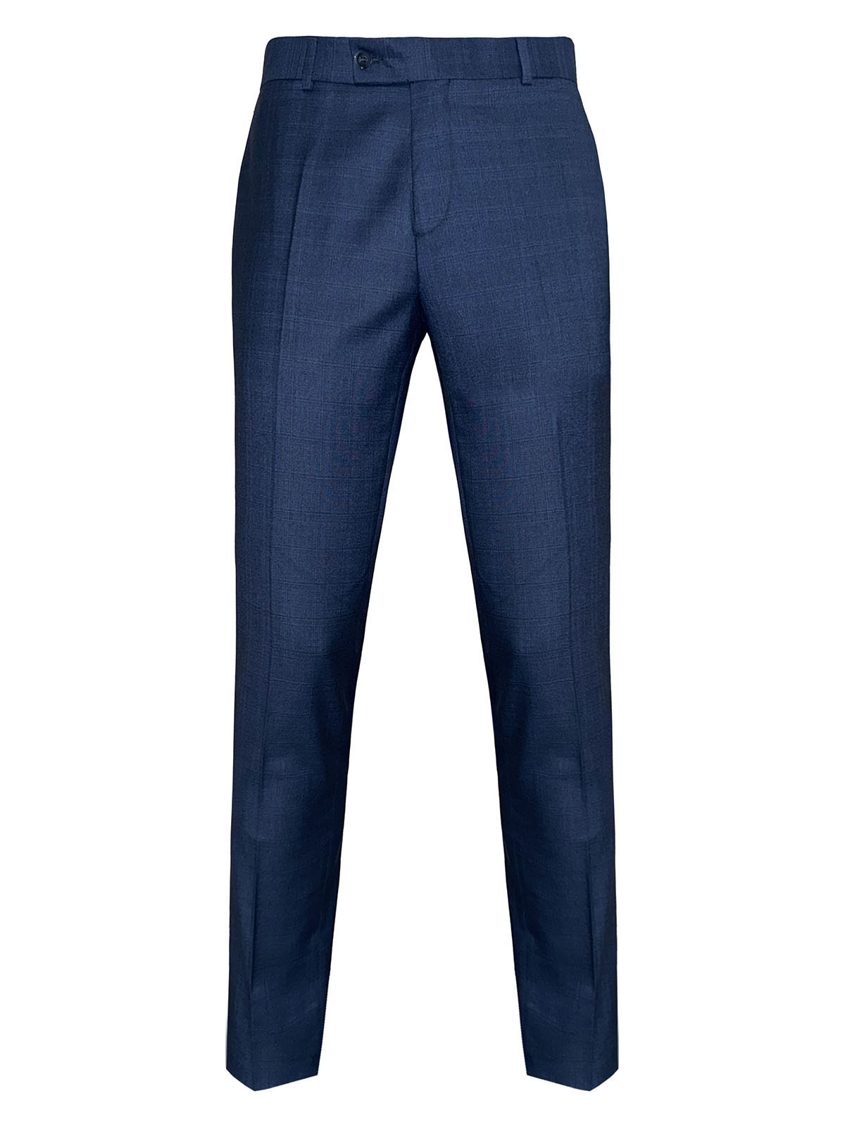 Classic dark blue checked trousers - 63347 59.00 € img1