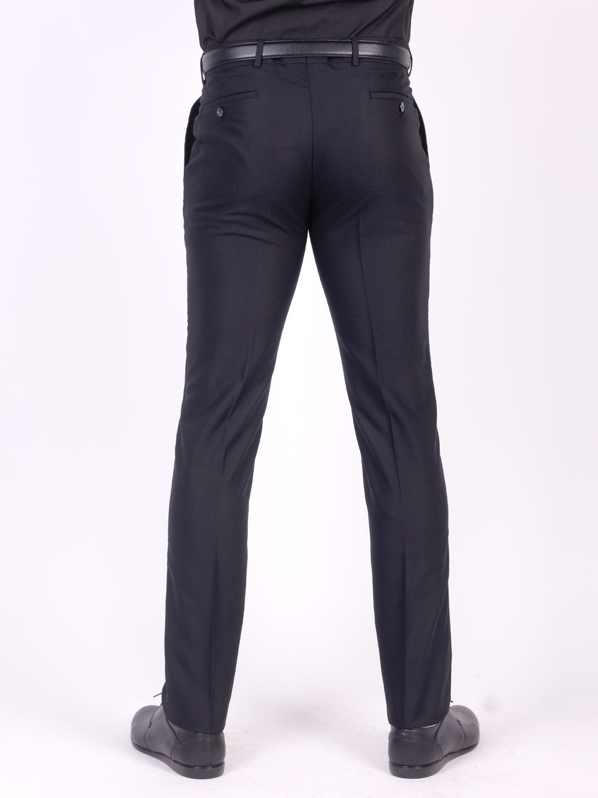 Ανδρικό κλασικό παντελόνι σε μαύρο χρώμα - 63664 € 62.99 img2