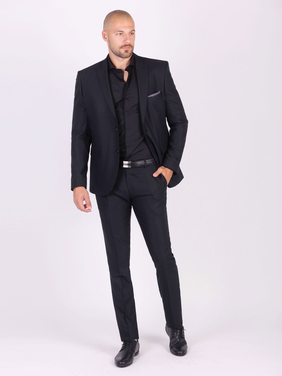 Mens classic trousers in black - 63664 € 62.99 img3