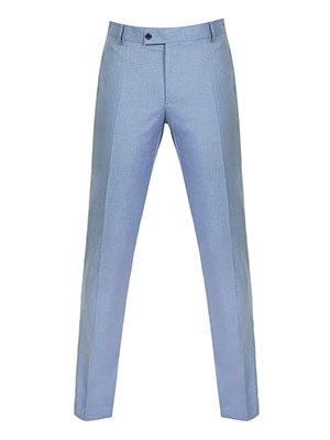 Mens trousers in sky blue melange - 63678 - € 62.99