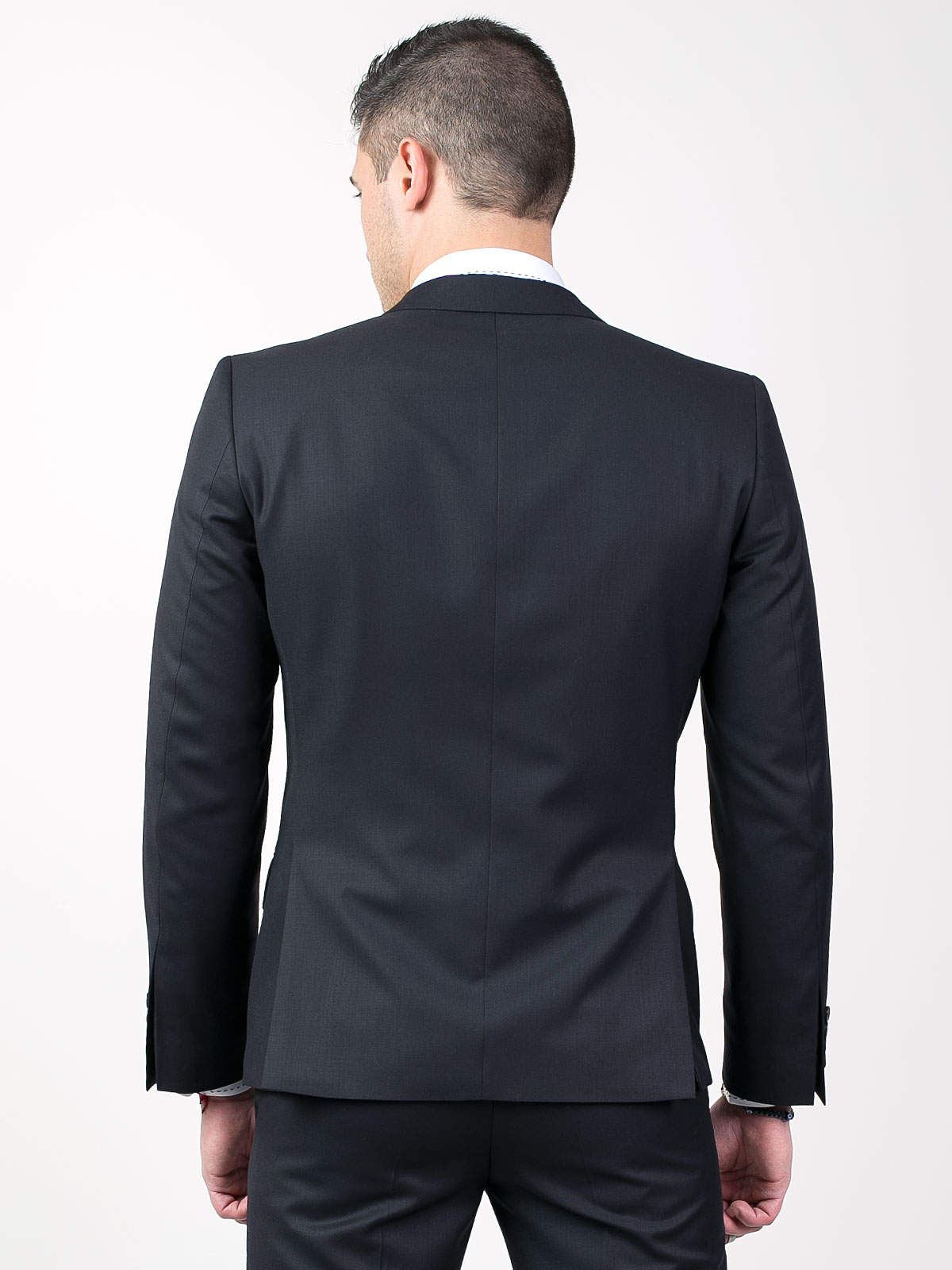 Jachetă formală în culoarea albastru în - 64027 € 61.30 img3