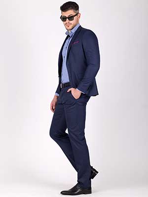 Jachetă elegantă în albastru - 64062 - € 61.30