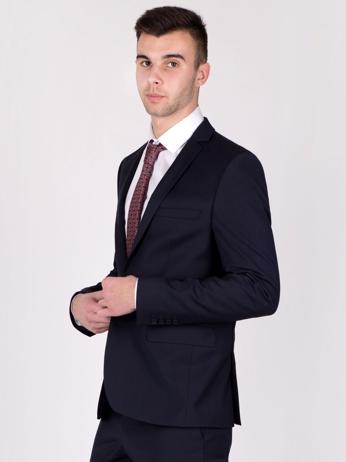 Blazer elegant în albastru închis - 64072 € 61.30 img1