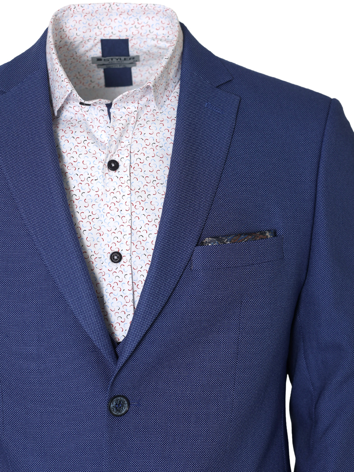 Jachetă pentru bărbați în albastru clasi - 64127 € 149.60 img3