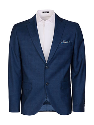 item:Sacou bleumarin în carouri pentru bărbaț - 64143 - 149.00 €