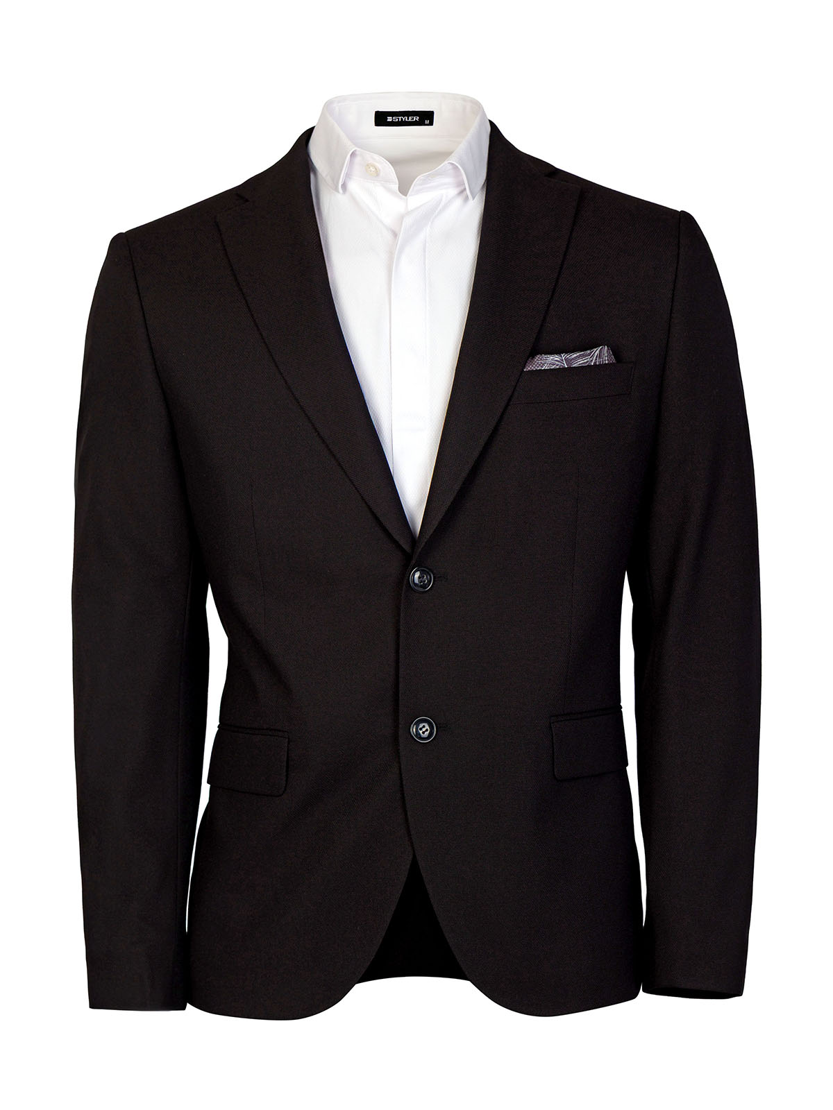 Mens elegant black blazer - 64145 149.00 € img1
