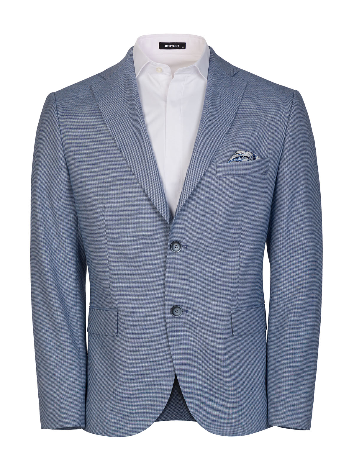 Mens blue pepita blazer - 64146 149.00 € img1