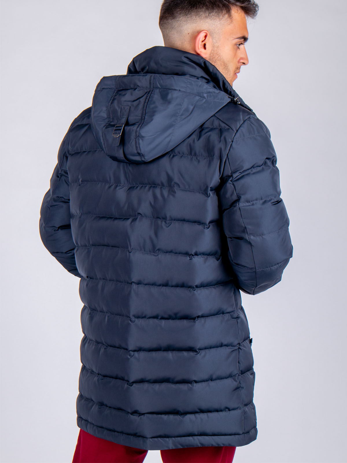 Long quilted jacket with hood - 65105 € 151.29 img3