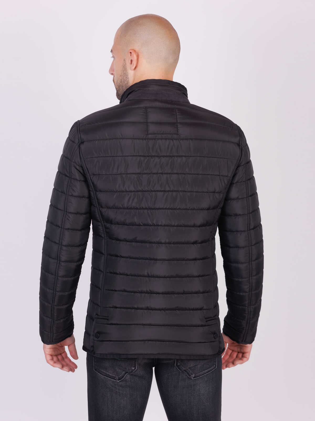 Χειμερινό μπουφάν σε μαύρο χρώμα - 65118 € 104.61 img2