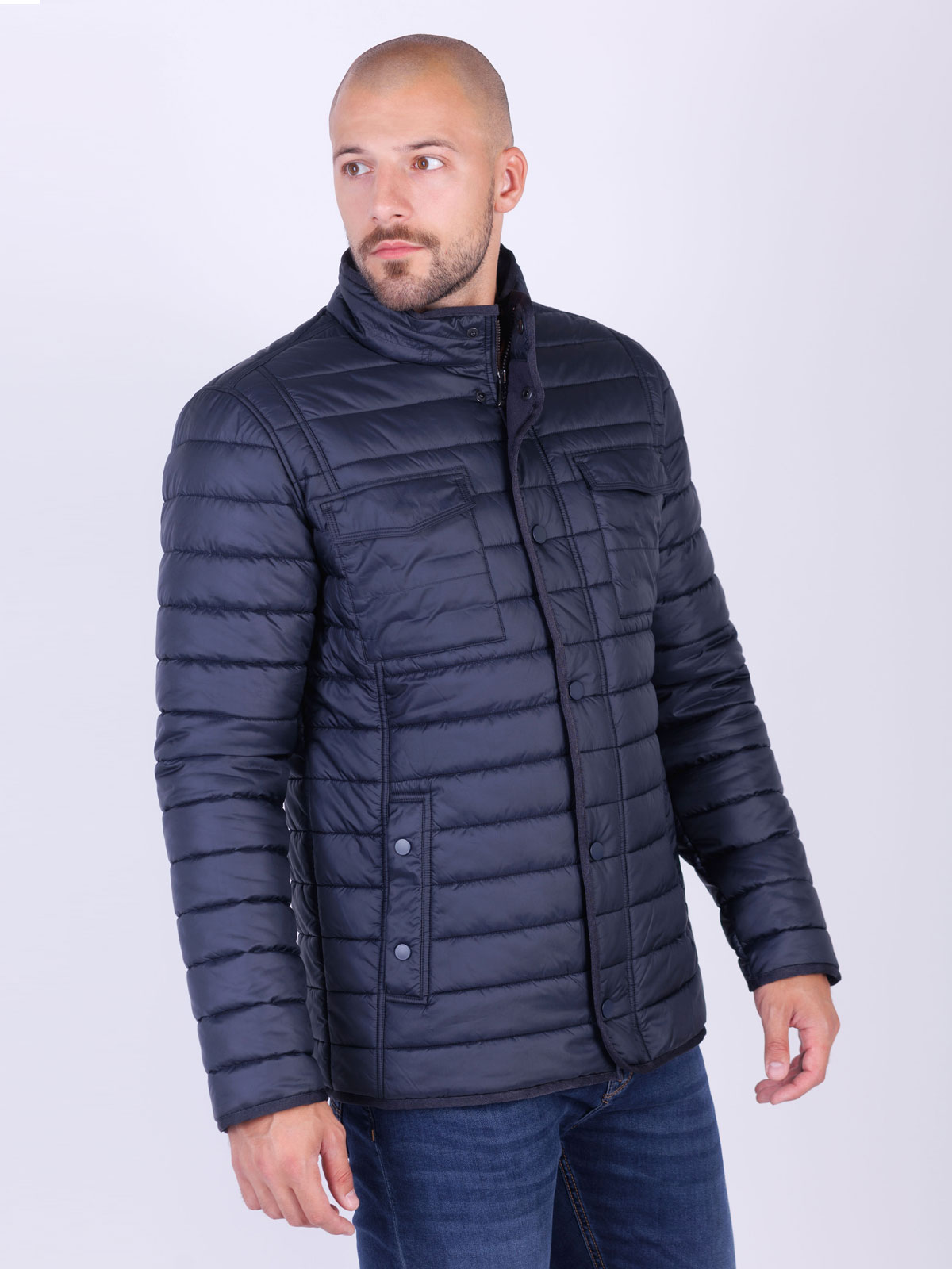 Jachetă de iarnă pentru bărbați   albast - 65120 € 111.36 img1