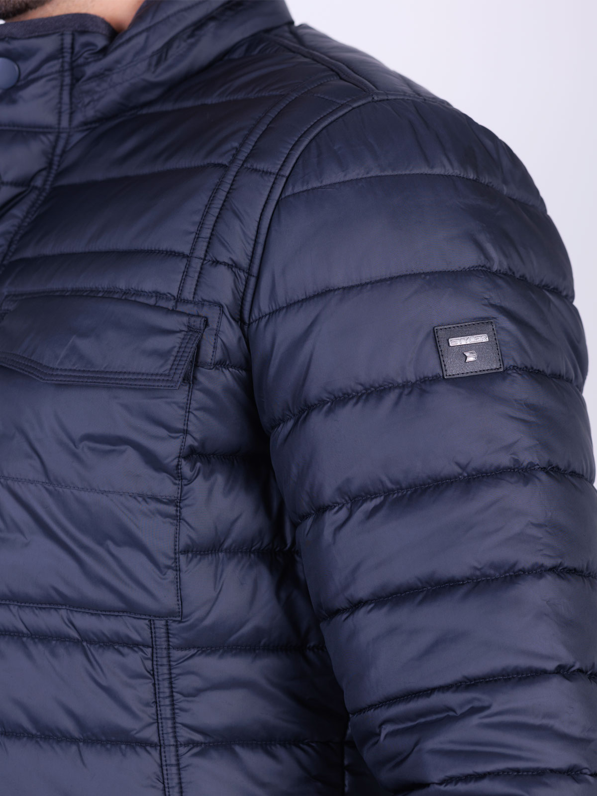 Mens winter jacket in blue - 65120 € 104.61 img3