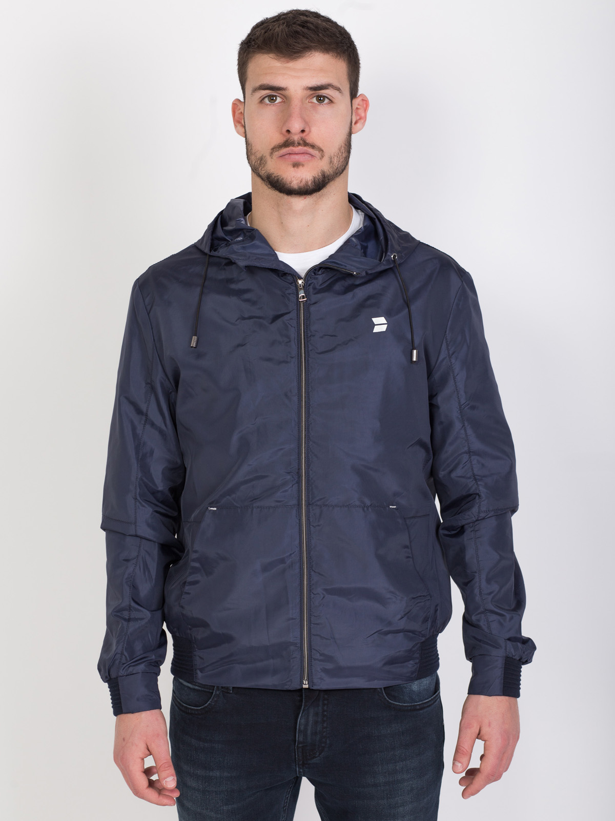 Sports mens jacket with hood blue - 66024 € 55.68 img2