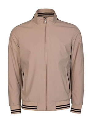 Mens beige windbreaker jacket - 66042 - 177.00 €