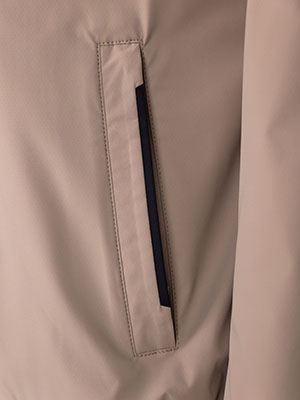 Mens beige windbreaker jacket - 66042 177.00 € img4