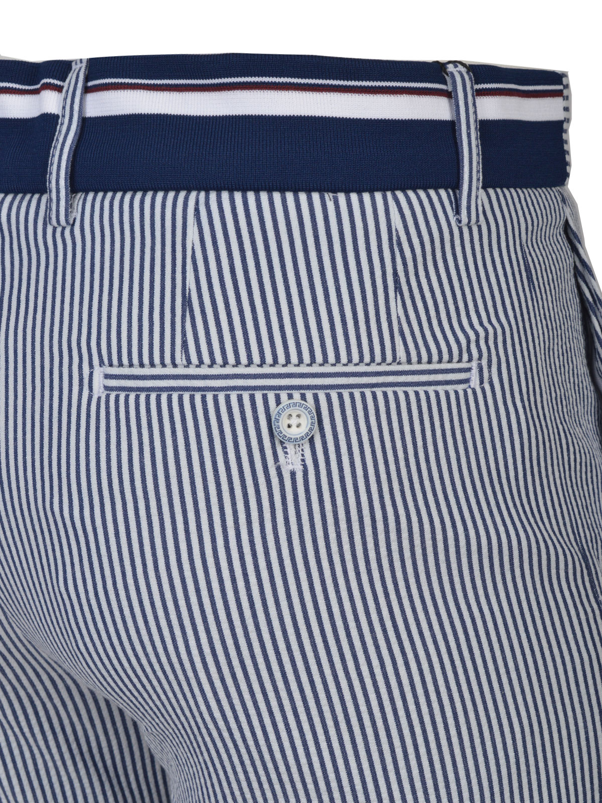 Bermuda shorts in white on a blue stripe - 67078 € 38.24 img3