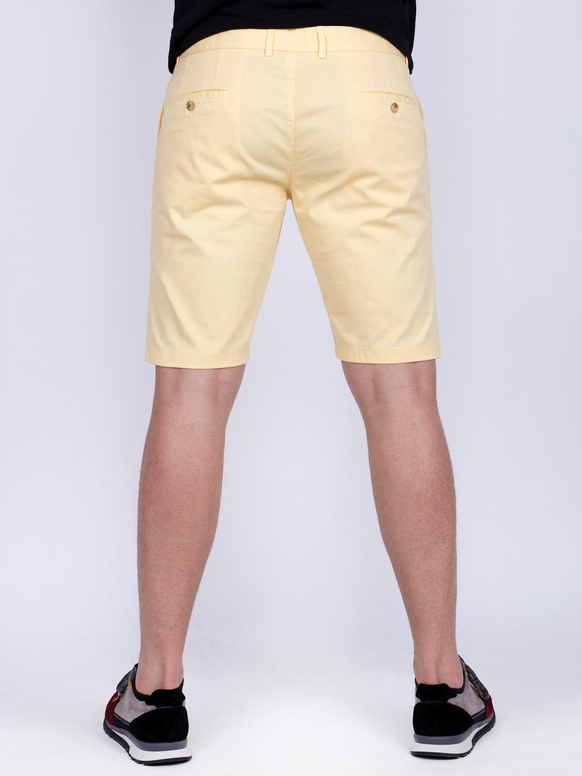 Pantaloni scurți din bumbac în galben - 67080 € 38.24 img3