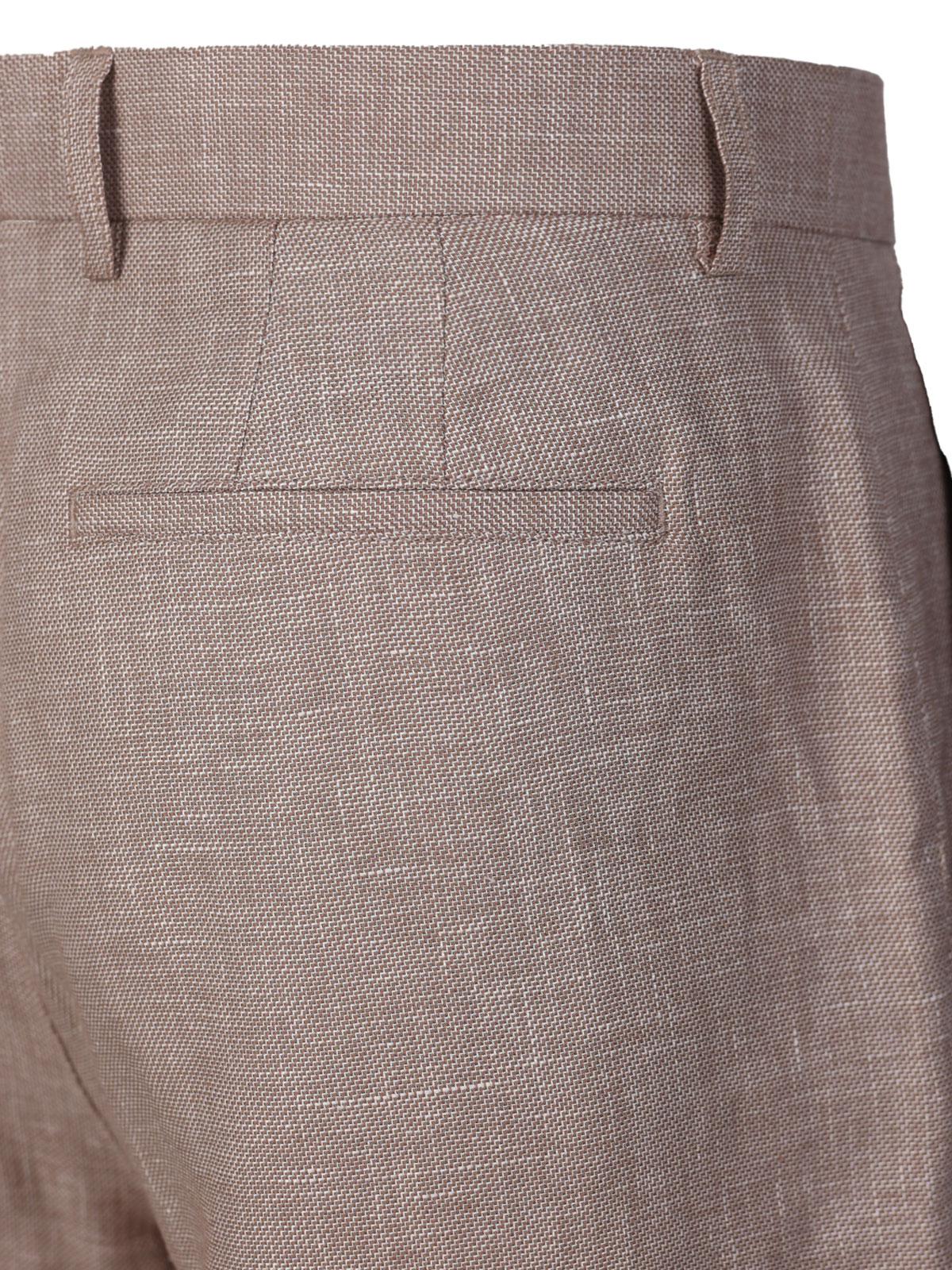 Linen shorts in beige melange - 67096 € 47.24 img3