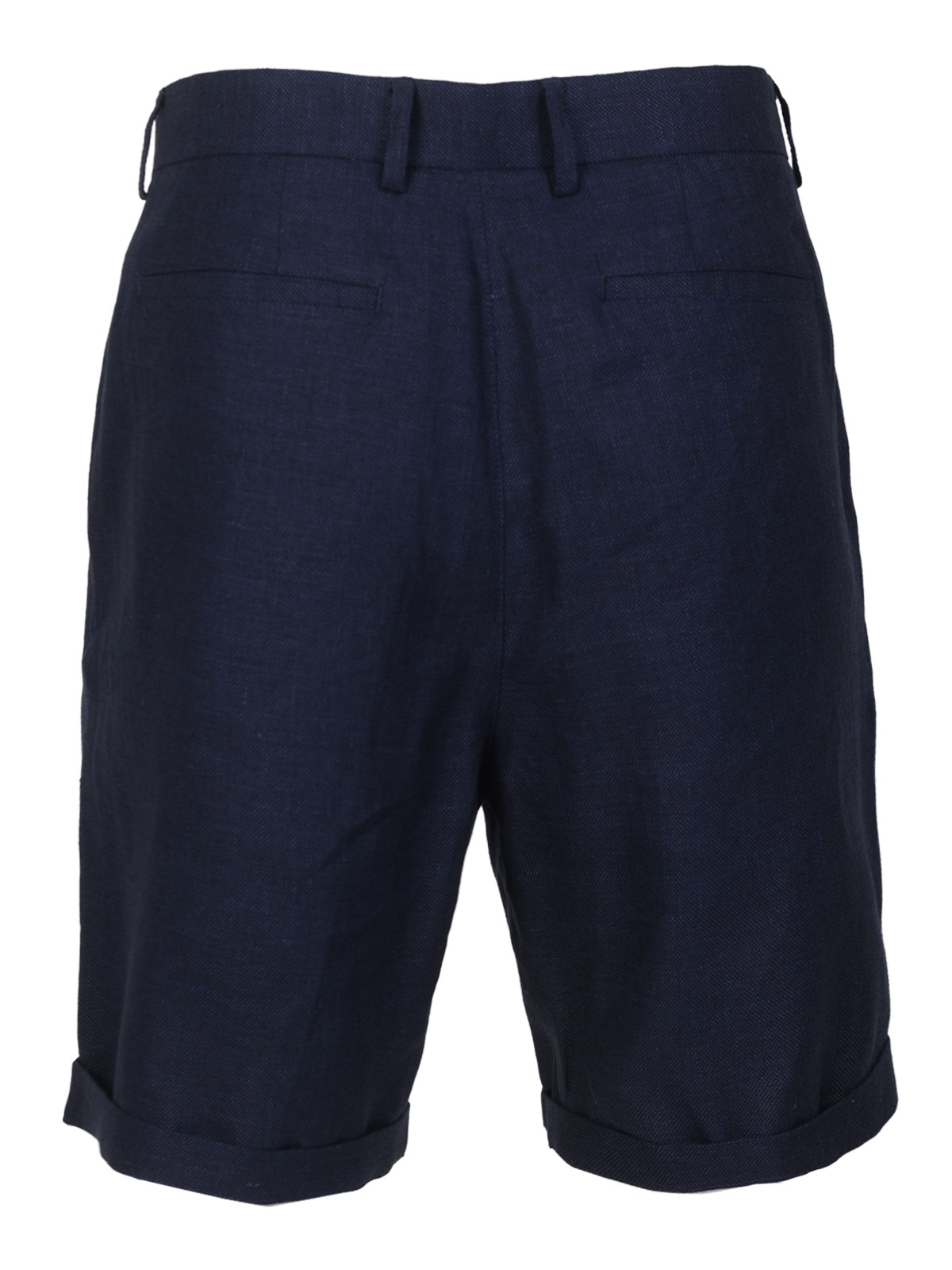 Short linen pants in dark blue - 67097 € 47.24 img2