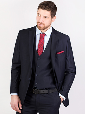 3 piece suit in dark blue - 68052 € 185.60 img3