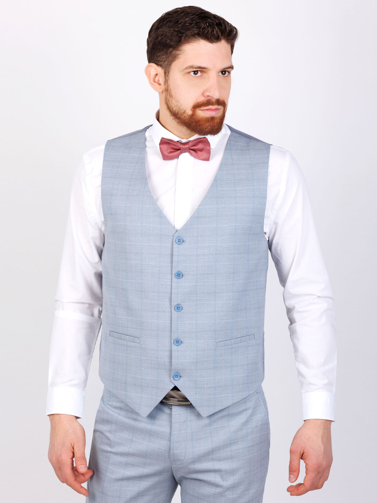Classic gray plaid suit - 68060 € 241.84 img3